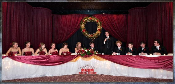 Valley Dale Ballroom wedding toasts