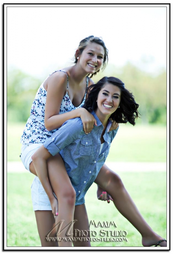 Lauren and Kelsey Seniors at Springboro High School