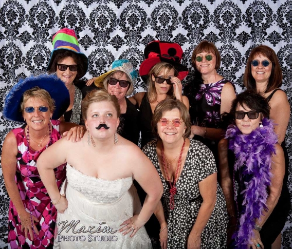 Wedding Live Photo Booth at Cox Arboretum