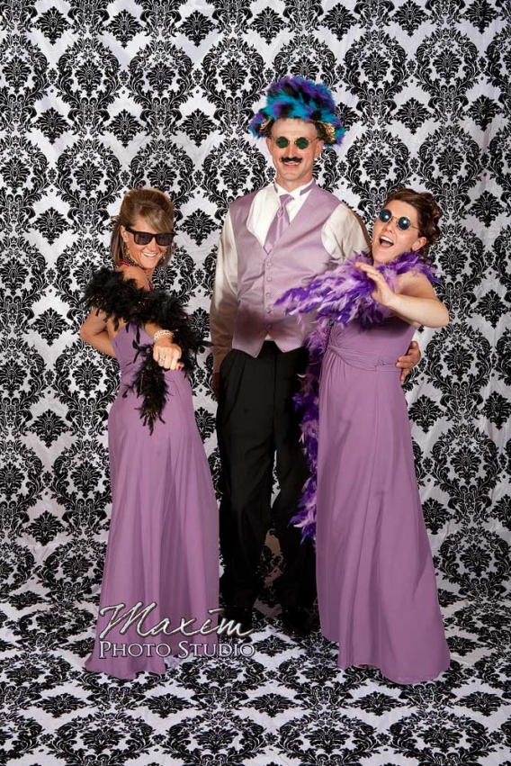 Wedding Live Photobooth at Cox Arboretum