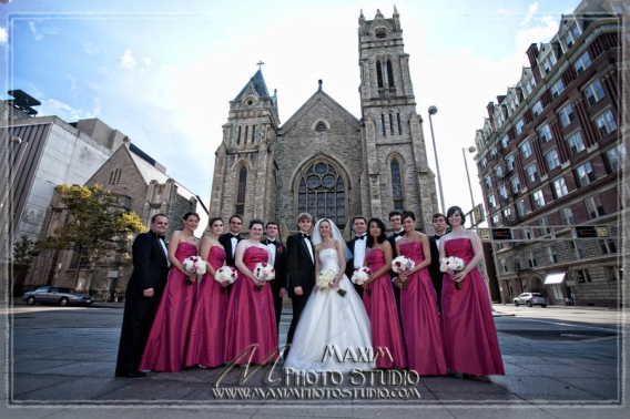 pyatt park cincinnati wedding party