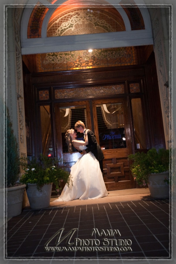 bride at the phoenix in cincinnati wedding