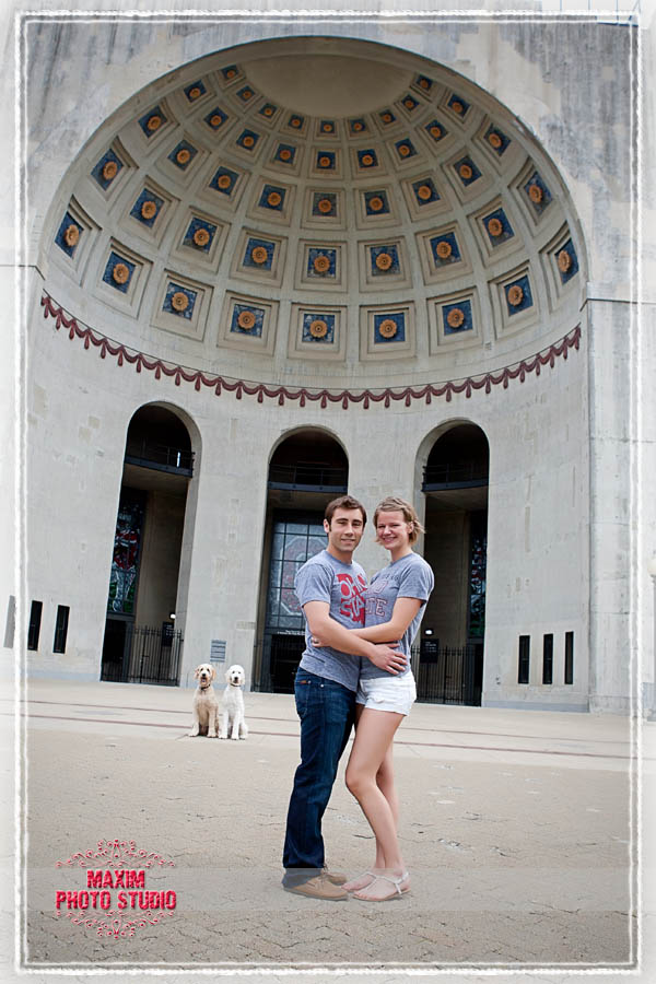 Ohio State University Engagements photography