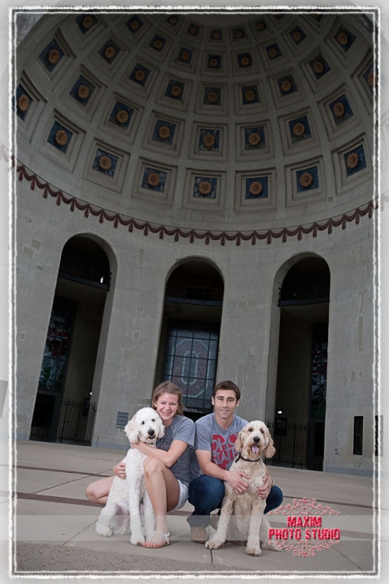 OSU Stadium engagement photography photo