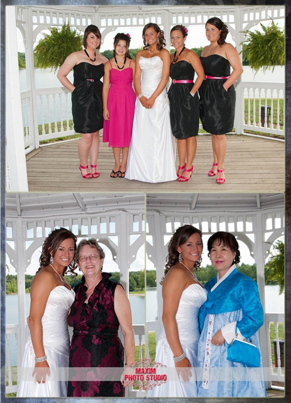 Lake Lyndsay bride and bridesmaids