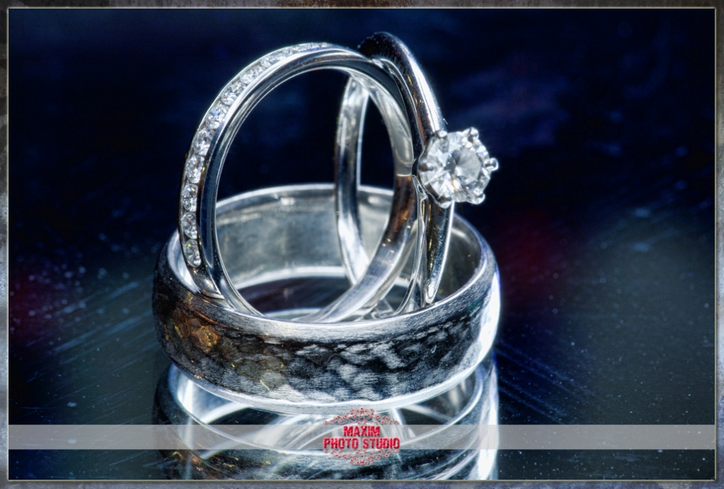 Maxim Photo Studio created the wedding ring image at Dayton Art Institute