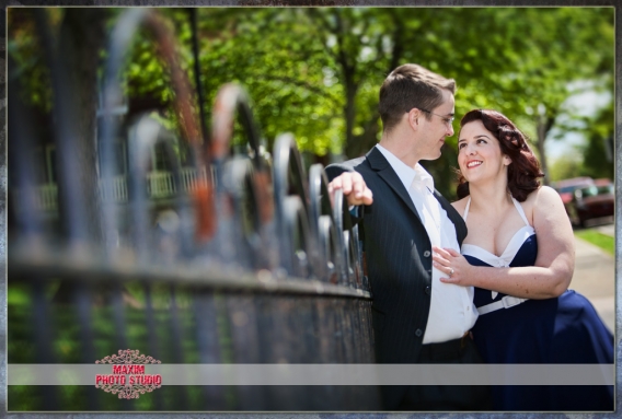 Maxim Photo Studio photographed a fun engagement in Covington KY