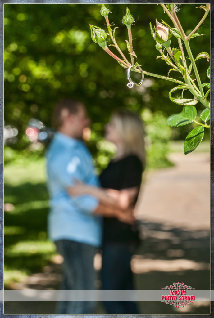 Maxim Photo Studio captured a great engagement at Park of Roses in Columbus