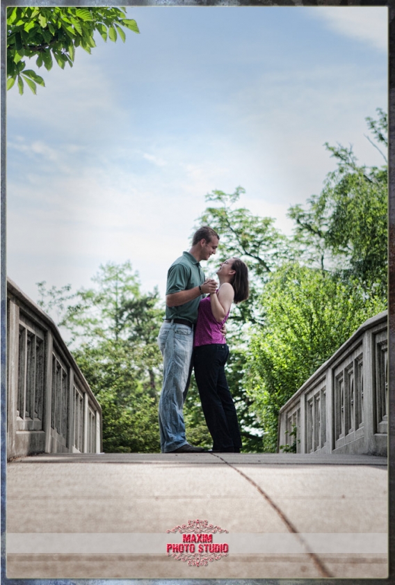 Cincinnati Engagement Photo captured by Maxim Photo Studio