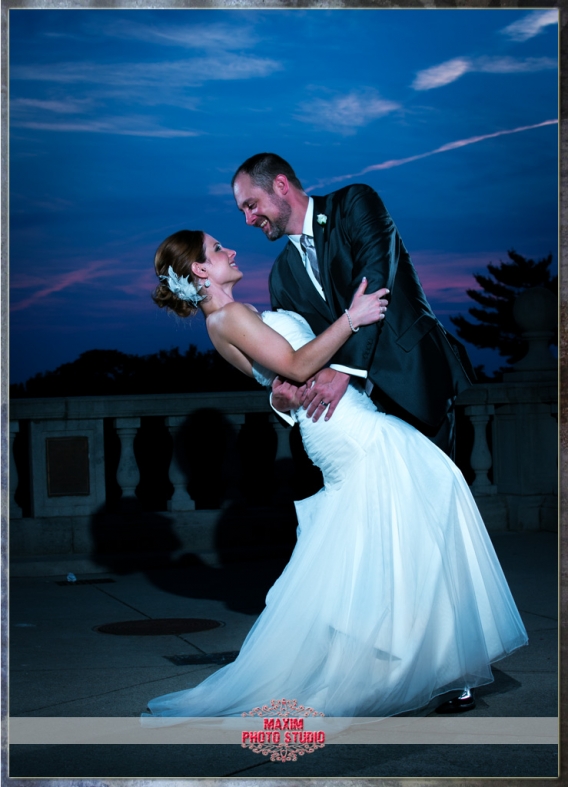 Maxim Photo Studio captured the wedding photo at Ault Park