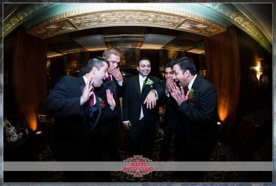 Maxim Photo Studio captured the wedding photo at Hilton-Netherland-hotel