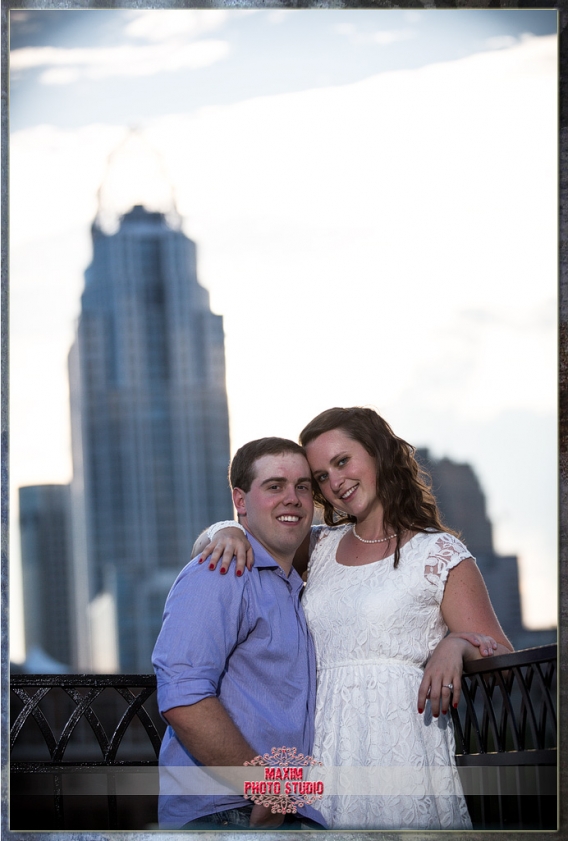 maxim photo studio took a fun cincinnati engagement couple photo