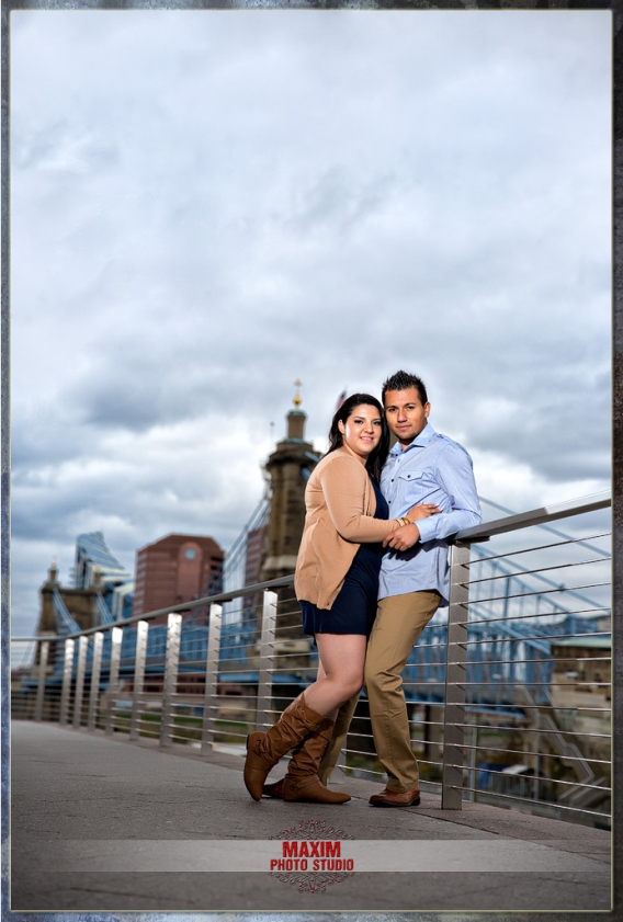 cincinnati Roeblign bridge engagement