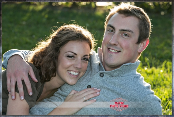 Fun Engagement Couple in Chicago