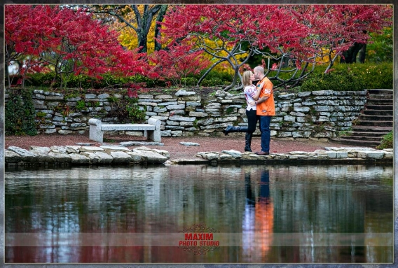 Cox Arboretum Dayton Engagement