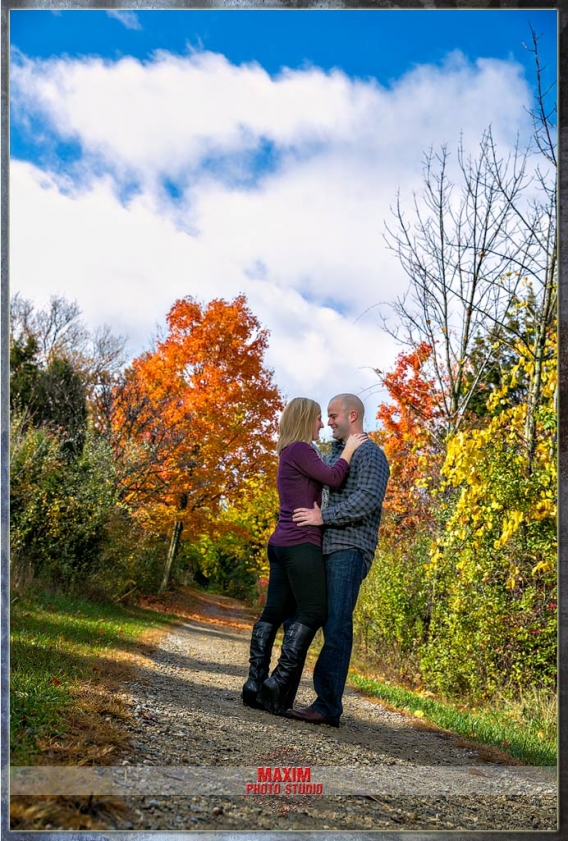 Cox Arboretum Fall Engagement Session