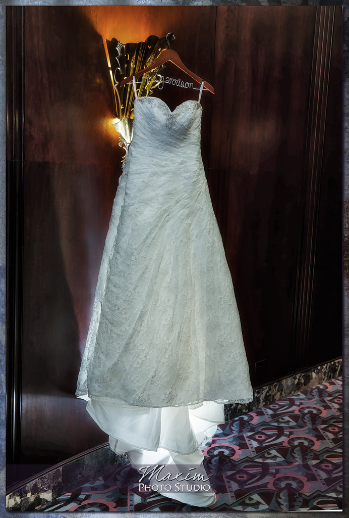 Netherland Plaza Hotel Cincinnati wedding dress