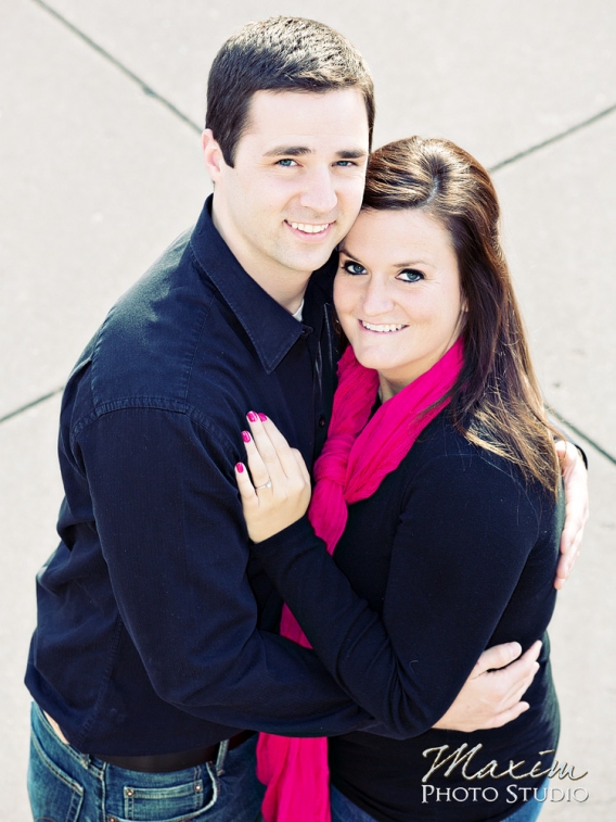Bride and Groom at Alms Park in Cincinnati