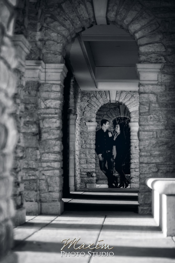 Maxim Photo Studio captured the engagement at Alms Park