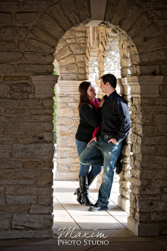 Fun Alms Park Engagement in Cincinnati