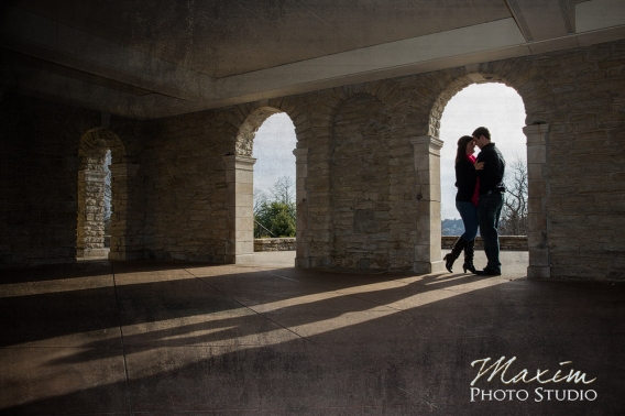 Fun Alms Park engagement