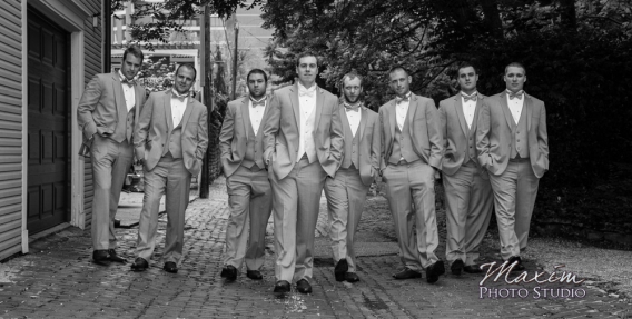Cincinnati groomsmen on Millionaire