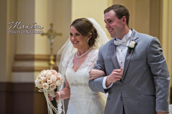 Dayton KY wedding bride and groom