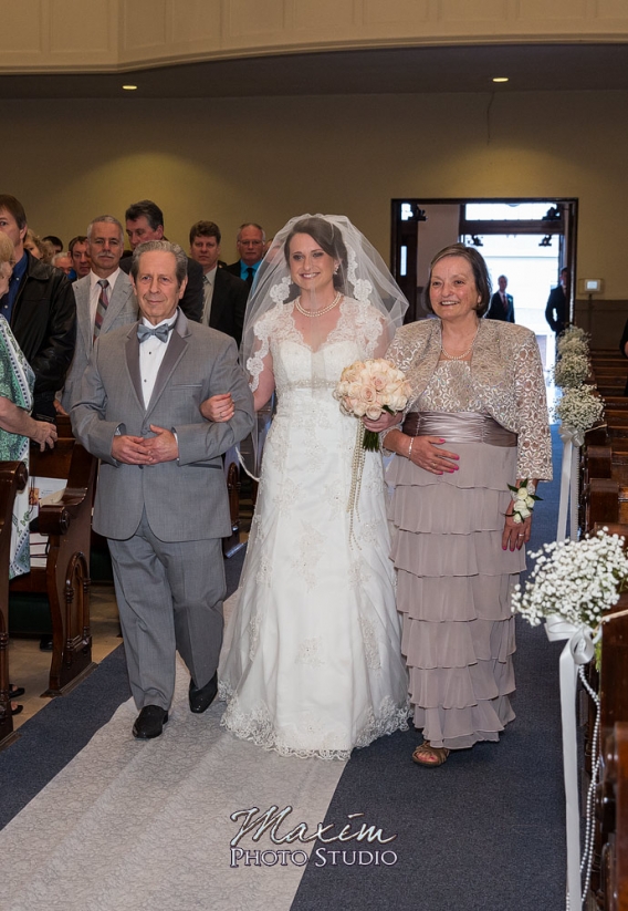 St. Bernard Church wedding in Dayton KY
