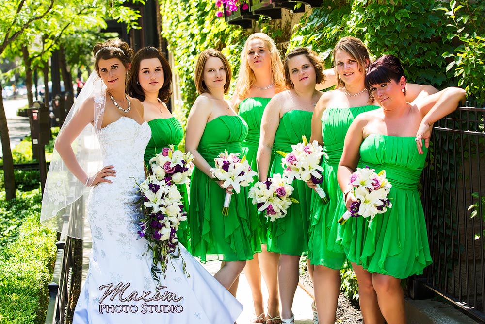Columbus Athenaeum Wedding bridesmaids